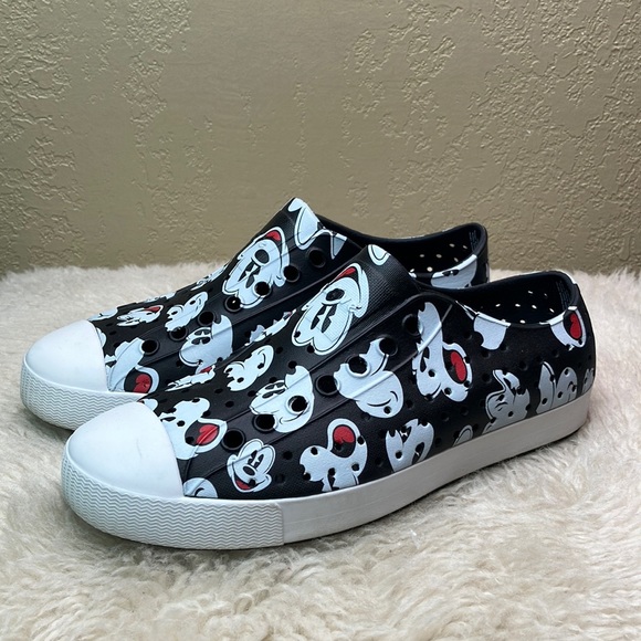 Native X Disney Collab Mickey Slip ons